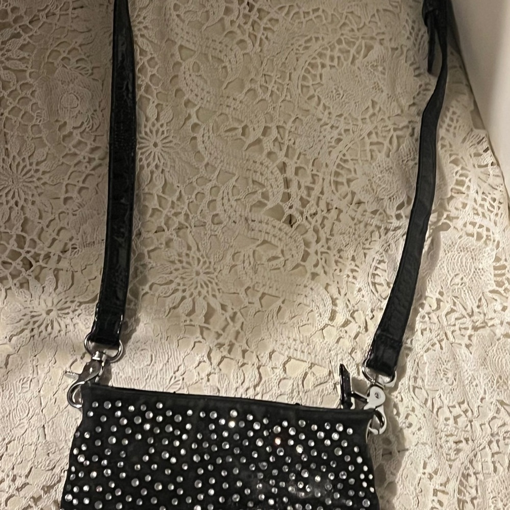 Black Studded Women's Bag